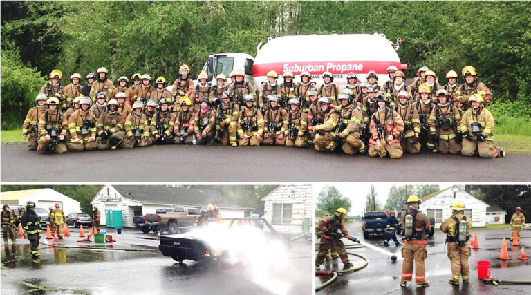 fire cadets collage