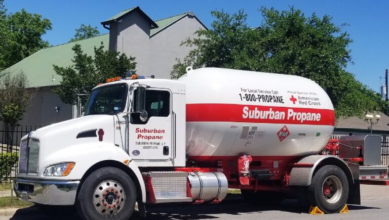 Suburban Propane bobtail truck