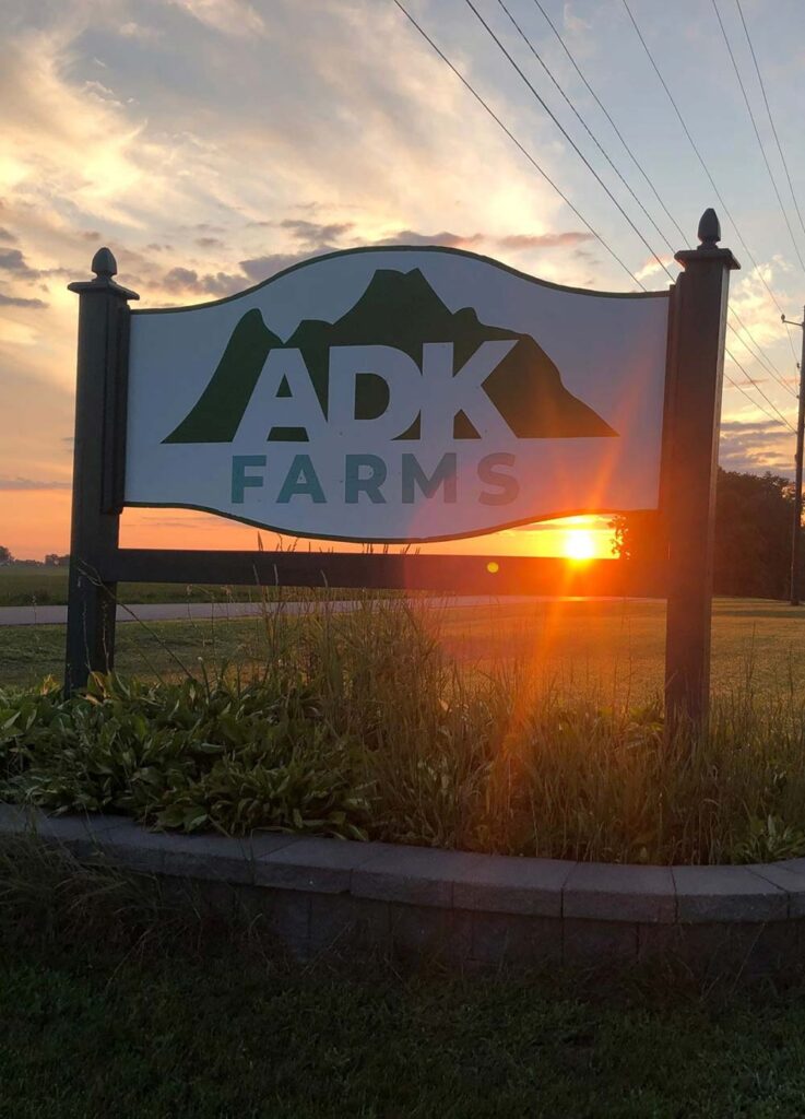 ADK Farms sign