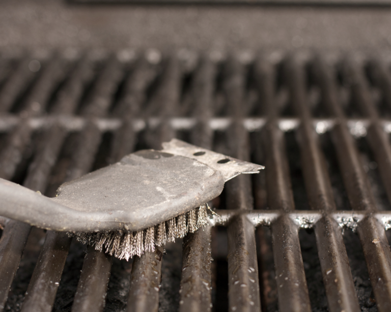 cleaning grill