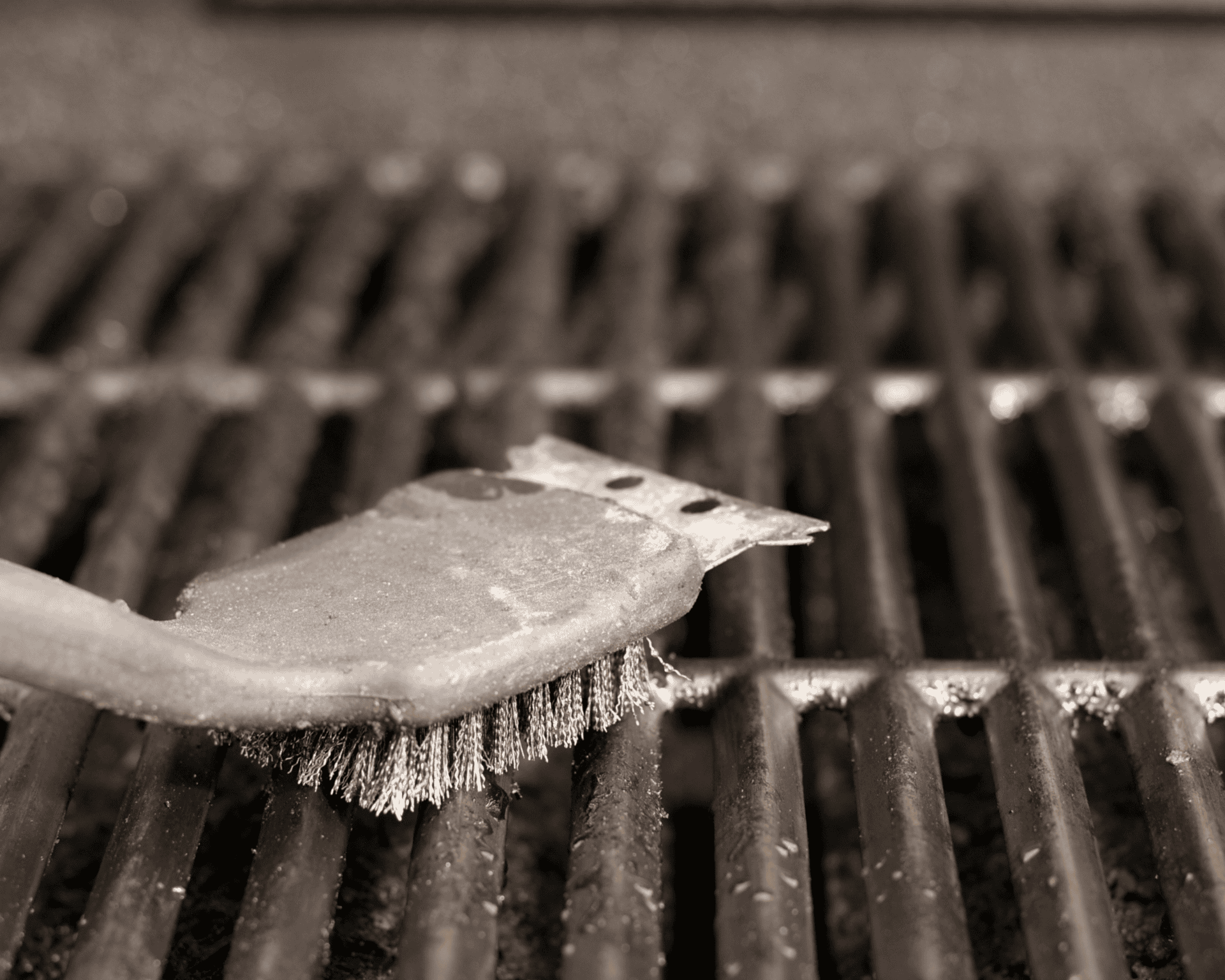 cleaning cooking grill