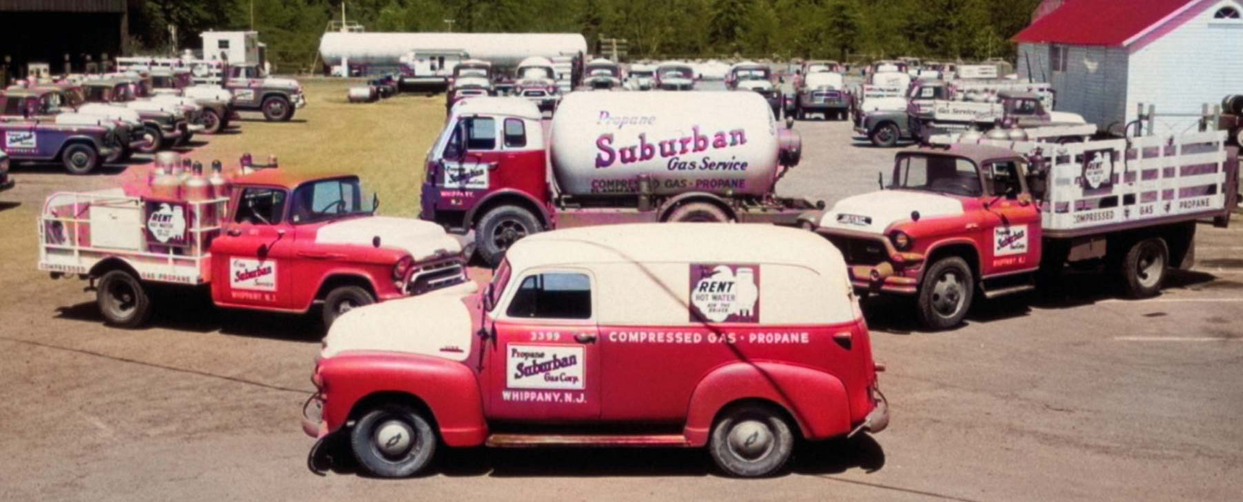old Suburban Propane trucks