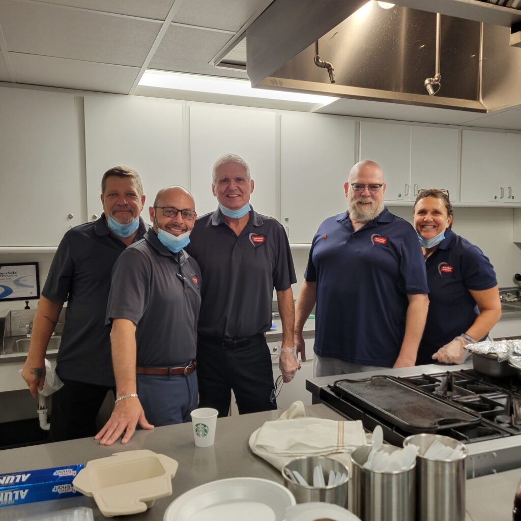 Suburban Propane team in kitchen