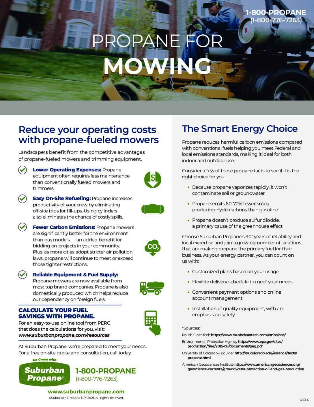 propane for mowing PDF image