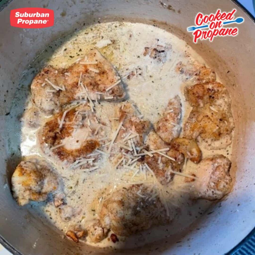 creamy garlic chicken