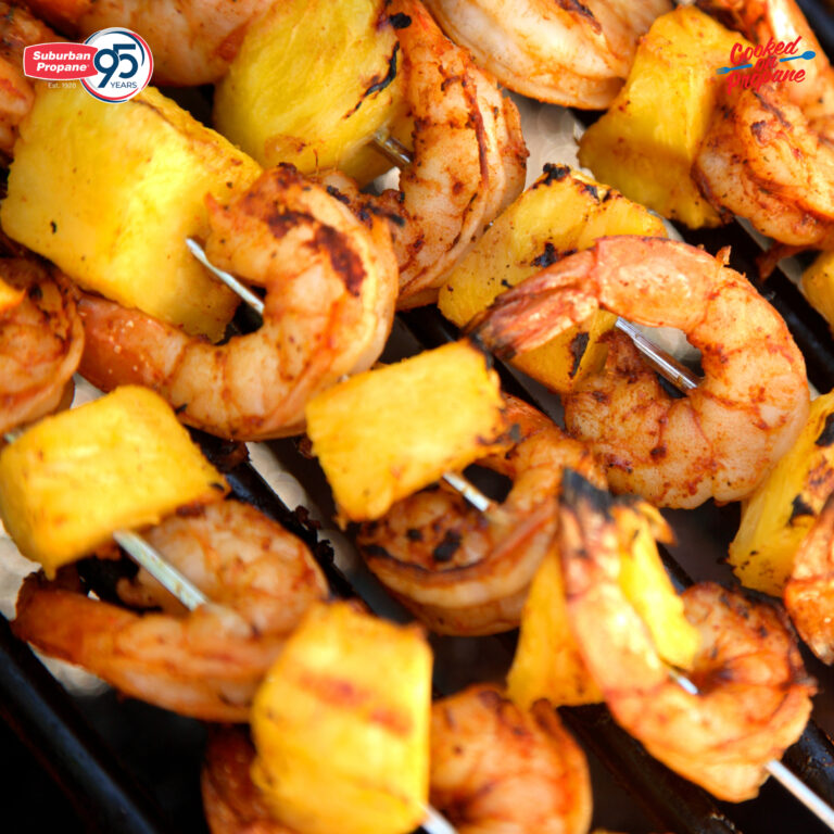 pineapple shrimp kabob