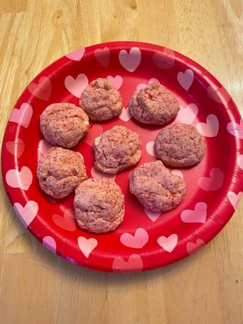 strawberry cookies