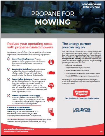 propane for mowing PDF image