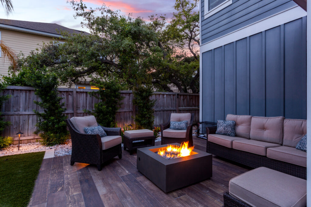 backyard firepit