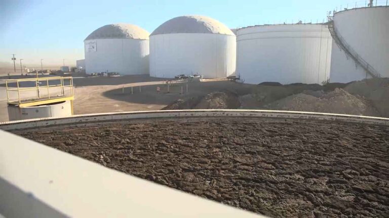 cow manure digester