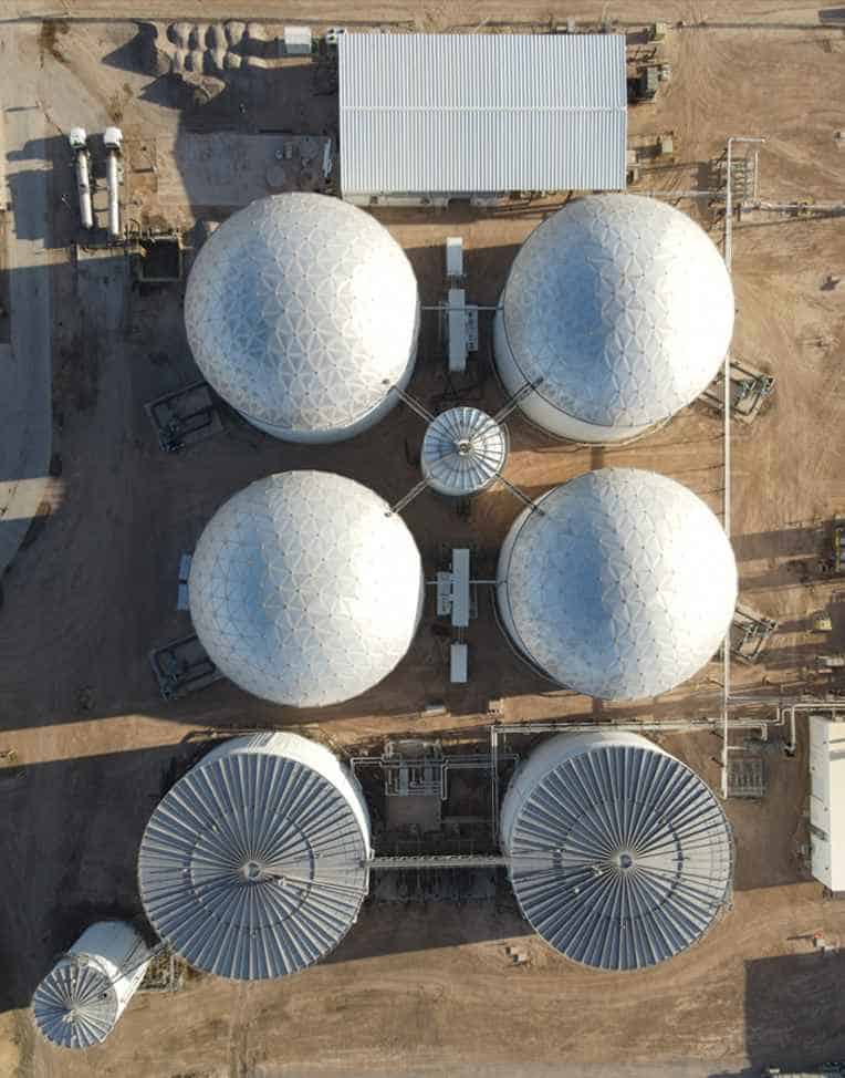 biodigesters overhead