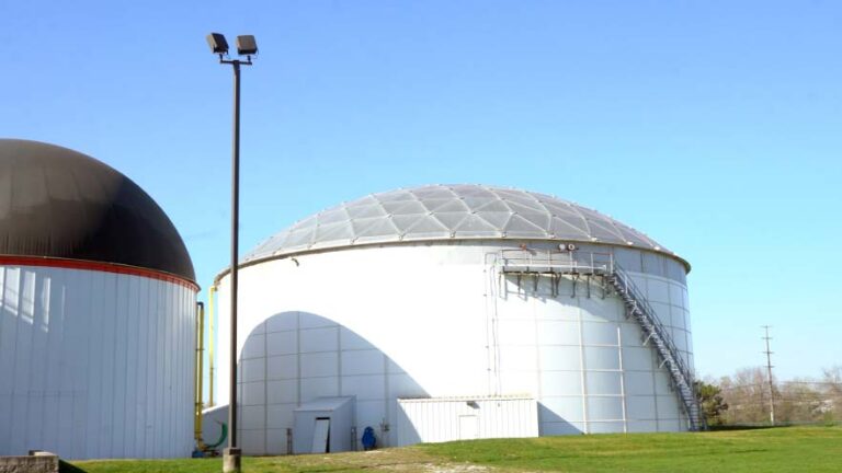 Columbus RNG facility digesters