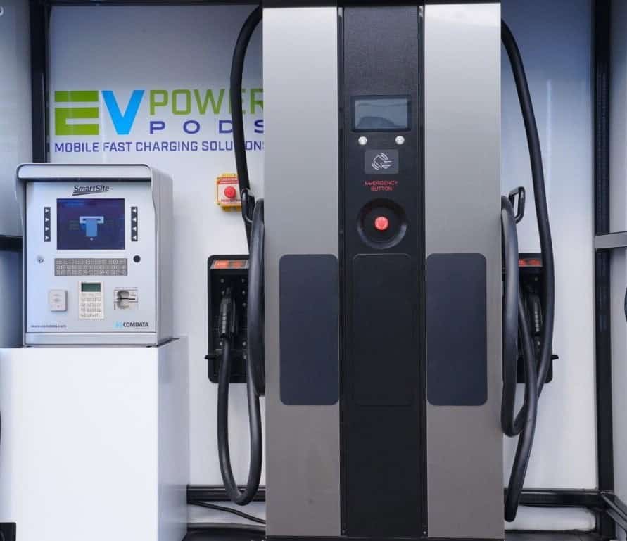 propane power ev charging pod