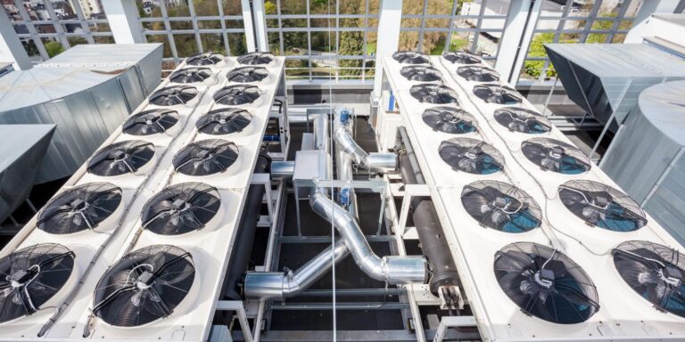 A commercial air conditioning system